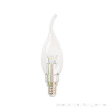 3W 360 Shinning E14 Led Candle Bulb 250 LM In Exhibition Ha